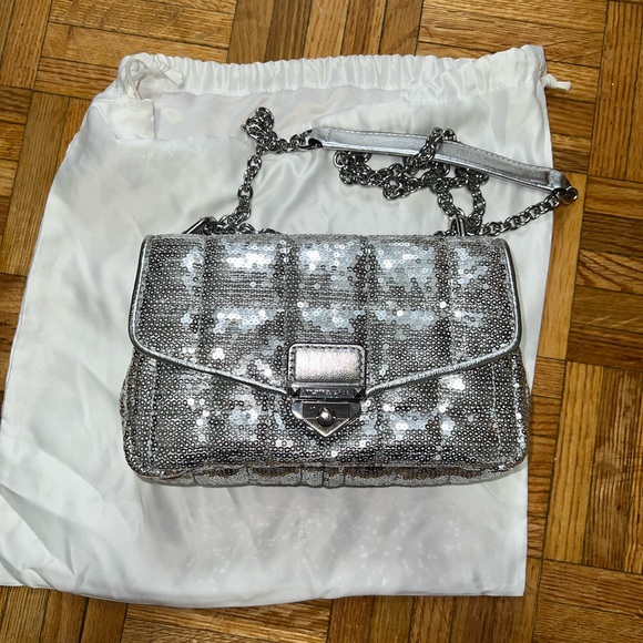 MICHAEL Michael Kors Soho Small Sequin
Chain Shoulder Bag - Picture 5 of 7